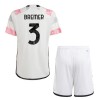 Conjunto (Camiseta+Pantalón Corto) Juventus Bremer 3 Segunda Equipación 23-24 - Niño